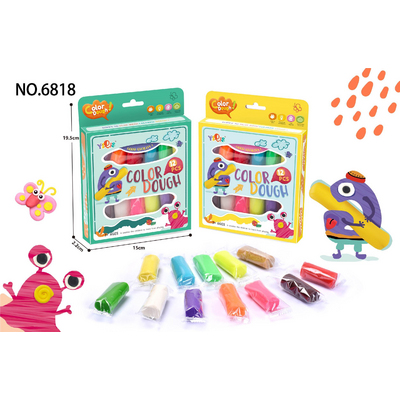 Набор массы для лепки Color Dough, 12 шт. [цена за уп.]