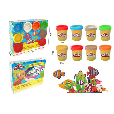 Масса для лепки Play-Doh. Набор 8 банок. [цена за уп.]